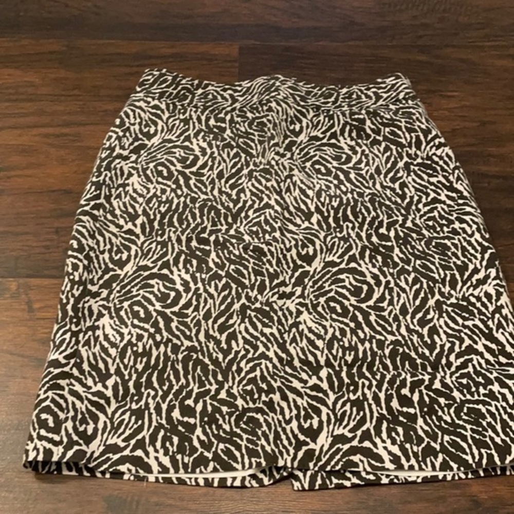 Animal Print Skirt LOFT 6